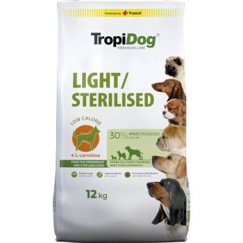 TropiDog Premium Light/Стерилизирани 12 кг