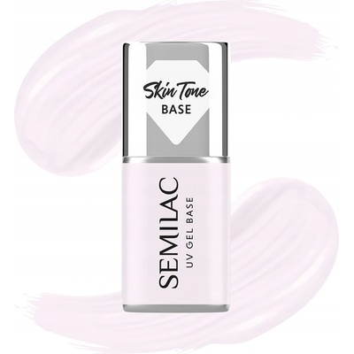 Hybridná báza Semilac Skin Tone Cover Base Milky Pink 7 ml UV LED