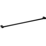 DECOR WALTHER Закачалка на релса за кърпи Corner 80 см черен мат (0560360)