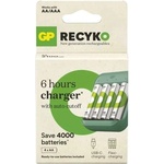 ASTRA GP USB зарядно устройство ECO AA/AAA + 4xAA 2100mAh GP ReCyko