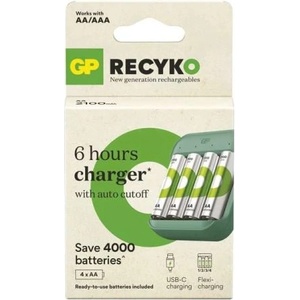 ASTRA GP USB зарядно устройство ECO AA/AAA + 4xAA 2100mAh GP ReCyko