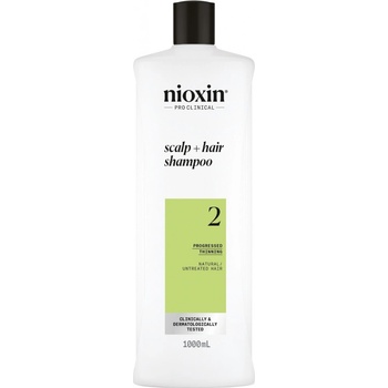 Nioxin System 2 Scalp + Hair Shampoo šampon proti řídnutí vlasů 300 ml