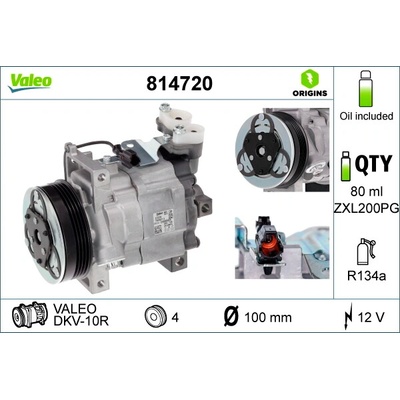 Kompresor klimatizace VALEO 814720
