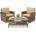Garden Point Градински мебели Monaco Terrace Garden Point кафяв (GAP249-TER)
