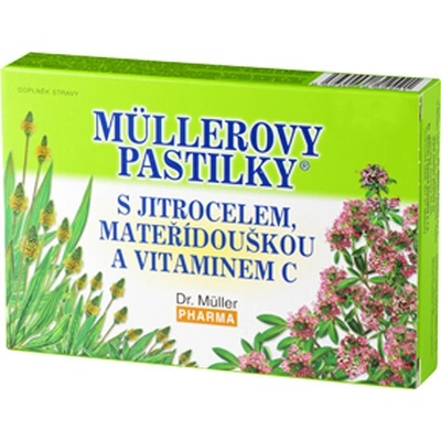 Dr. Müller MÜLLEROVE PASTILKY SO SKOR. MAT. DÚŠKOU A VIT. C pri kašli 12 ks