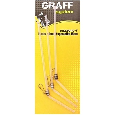 Graff System Průjezd zahnutý Specialist 15cm Transparentní 3ks