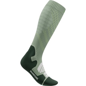 Bauerfeind Sports Дамски туристически чорапи Bauerfeind Sports Women's Outdoor Merino Compression Socks Compression socks - Herbal Green - размер 39-42 (201-7780-0412)