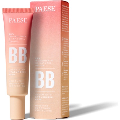 Paese BB Cream with Hyaluronic Acid BB krém s kyselinou hyalurónovou 2,5 Nude 30 ml