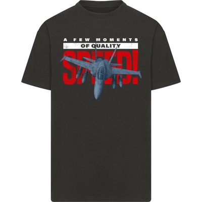 Mister Tee Тениска Speed Jet Oversize Tee black XXLUB-MT3976-00007 - Тъмносив, размер XS