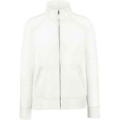 F.O.L. Premium Lady-Fit Sweat Jacket biela