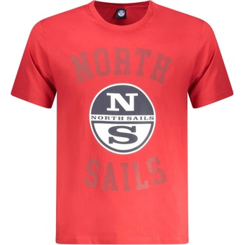 North sails Мъжка тениска с къс ръкав north sails, Размер l, Цвят Червено (996021000_ro0230)