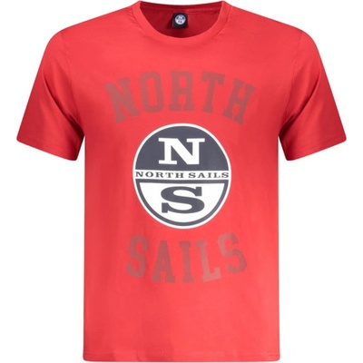 North sails Мъжка тениска с къс ръкав north sails, Размер l, Цвят Червено (996021000_ro0230)