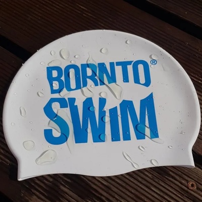 BornToSwim плувна шапка borntoswim classic silicone светло