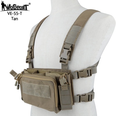 Wosport taktický Chest rig D3CRM Pískový – Zboží Dáma