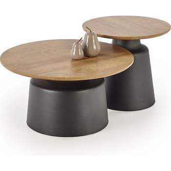 Halmar Холна маса malomi дъб натурален / черна