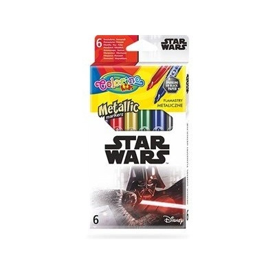 Colorino - Marvel Star Wars Metallic маркери металик 6 цвята