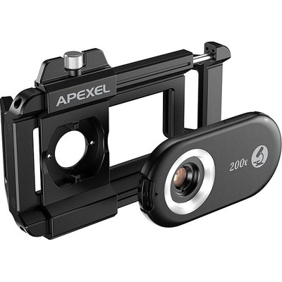 Apexel 200X Microscope Lens with LED Light & UV Light