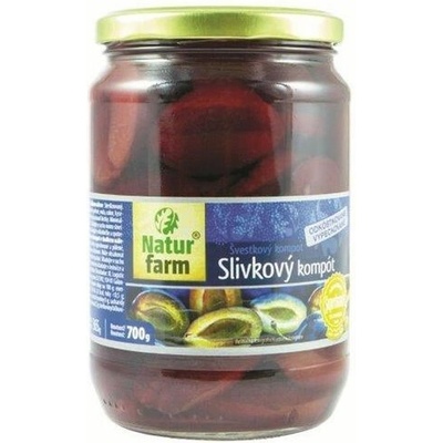 Natur Farm Kompót Slivky polené 700 g