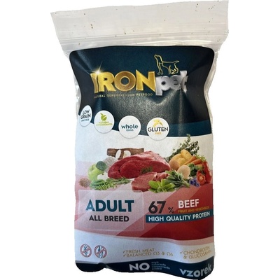 Ironpet Dog Adult All Breed Beef 70 g