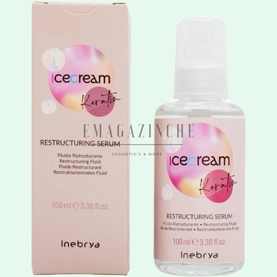 Inebrya Реструктуриращ флуид с кератин 100 мл. Ice Cream Keratin Restructing Serum (0226317)