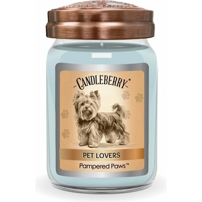 Candleberry Candle Pet Lovers Pampered Paws 624 g