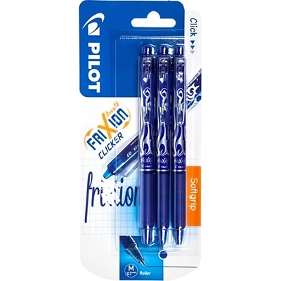 Pilot Frixion Clicker 07 modrá 3ks