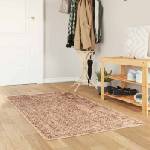 vidaXL Каса за килим MARSA Жълто 80 x 200 cm Полиестер и PVC (42023215)