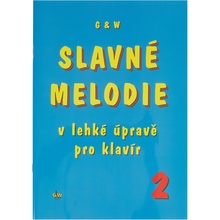 KN Slavné melodie v lehké úpravě pro klavír 2.díl