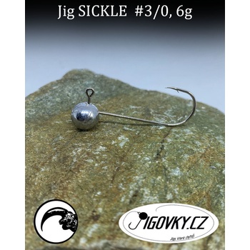 JigovkyCZ Jigová hlava SICKLE vel.3 6g 5 ks