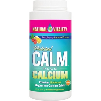 Natural Vitality Natural Calm Plus Calcium [454 грама] Малина Лимон