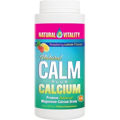 Natural Vitality Natural Calm Plus Calcium [454 грама] Малина Лимон