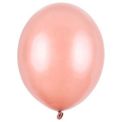 Party Deco Латексови Балони Металик, Розово Злато 12см (sb5m-019r)