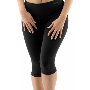 EcoBamboo capri černá