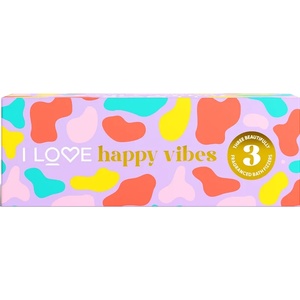 I Love Special Moments Happy Vibes бомбичка за вана аромати Mango, Grapefruit, Peach 3x150 гр