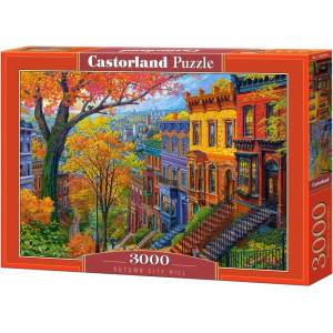 Castorland Пъзел Castorland от 3000 части - Есенен градски хълм (C-300709-2)