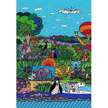 Bluebird Puzzle - Puzzle Romero Britto: Nature - 1 000 piese