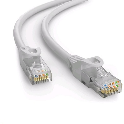 C-TECH CB-PP6-1.5 patch, Cat6e, UTP, 1,5m, šedý
