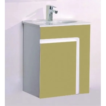 Inter Ceramic Конзолен PVC шкаф ICP 6055D с умивалник, 62x40x55см (6055 D)