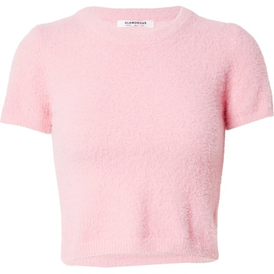 GLAMOROUS Тениска розово, размер s