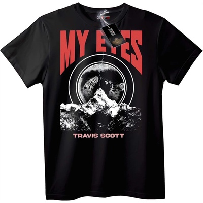 NOONEBRAND Тениска Travis Scott моите очи - M, White