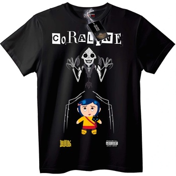 NOONEBRAND Тениска Каролайн Череп - L, Black