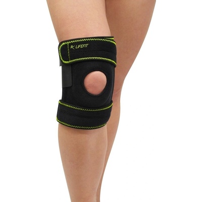 LifeFit BN304 neoprénová bandáž koleno otevřené s výztuhou