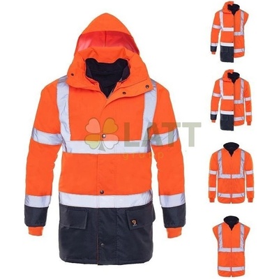 Procera zimní reflexní bunda PROLUMO 5v1 oranžová