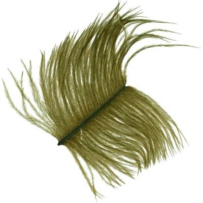 Veniard Pštros Ostrich Herl přírodní šedá
