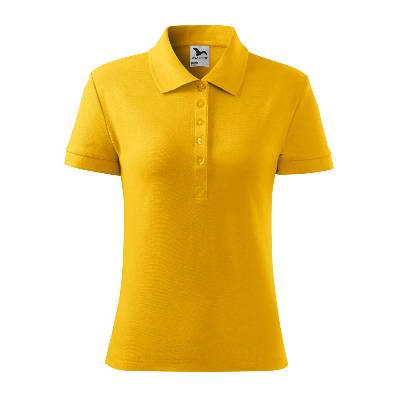 Malfini cotton 213 / Дамска поло тениска - жълта xxl (2130417)