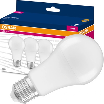 Osram 3PAK LED žiarovka E27 A60 13W 100W 1521lm 6500K Cold 200° Value