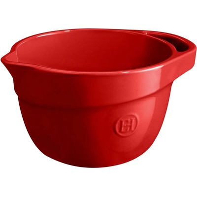 Emile Henry Керамична купа за смесване emile henry mixing bowl - 2.5 л - цвят червен (eh 6562-34)