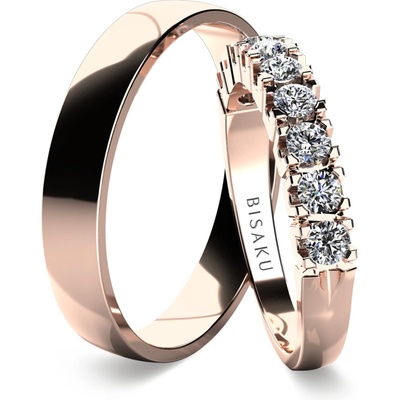 Bisaku Snubní Narcis III BIS B302373RG Růžové zlato