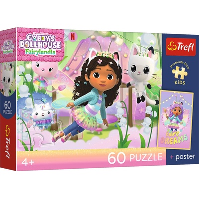 TREFL Premium Plus Kids Gábinin kouzelný domek Kočičí svět 60 dielov