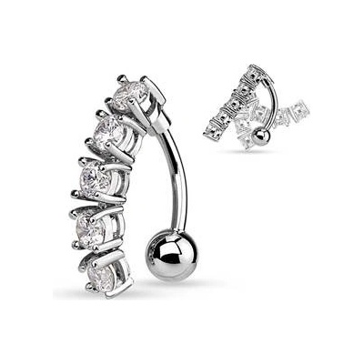 Šperky4U piercing do pupíku pohyblivý WP01286